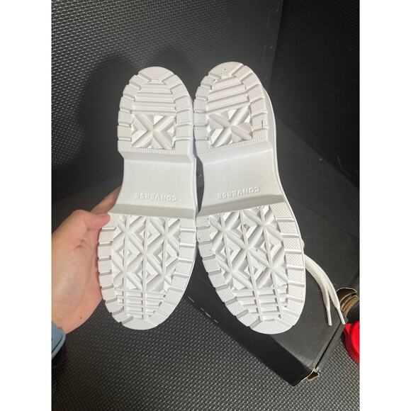 Converse Women's Chuck Taylor All Star Lugged Heel Platform Sneaker White 5 - Picture 6 of 7